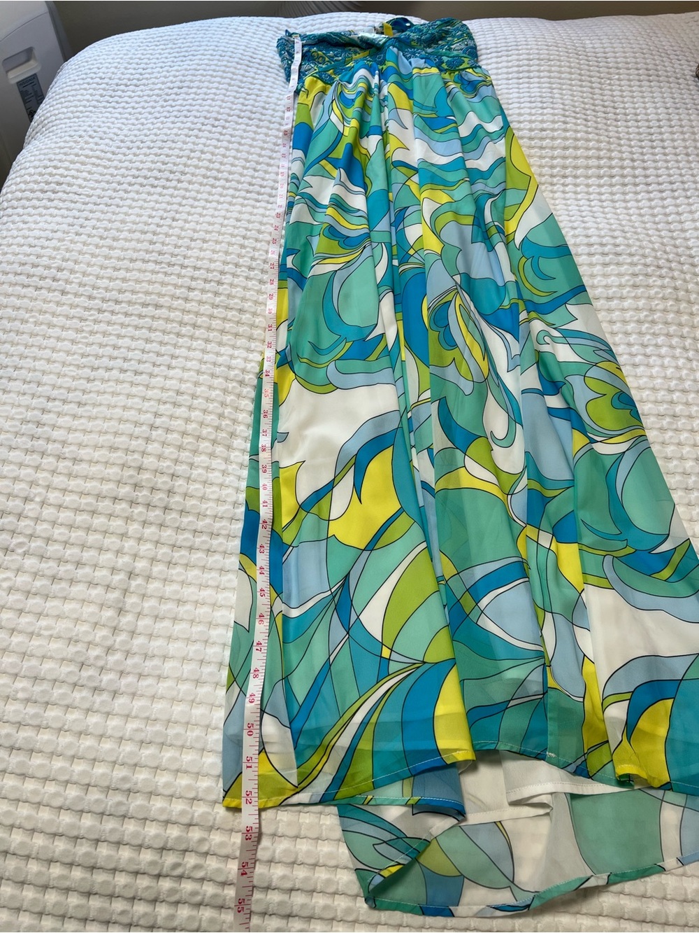 Boston Proper Capri Waters Beaded halter Maxi Dress - S - Picture 14 of 14